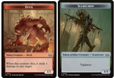 Devil // Scarecrow Double-Sided Token